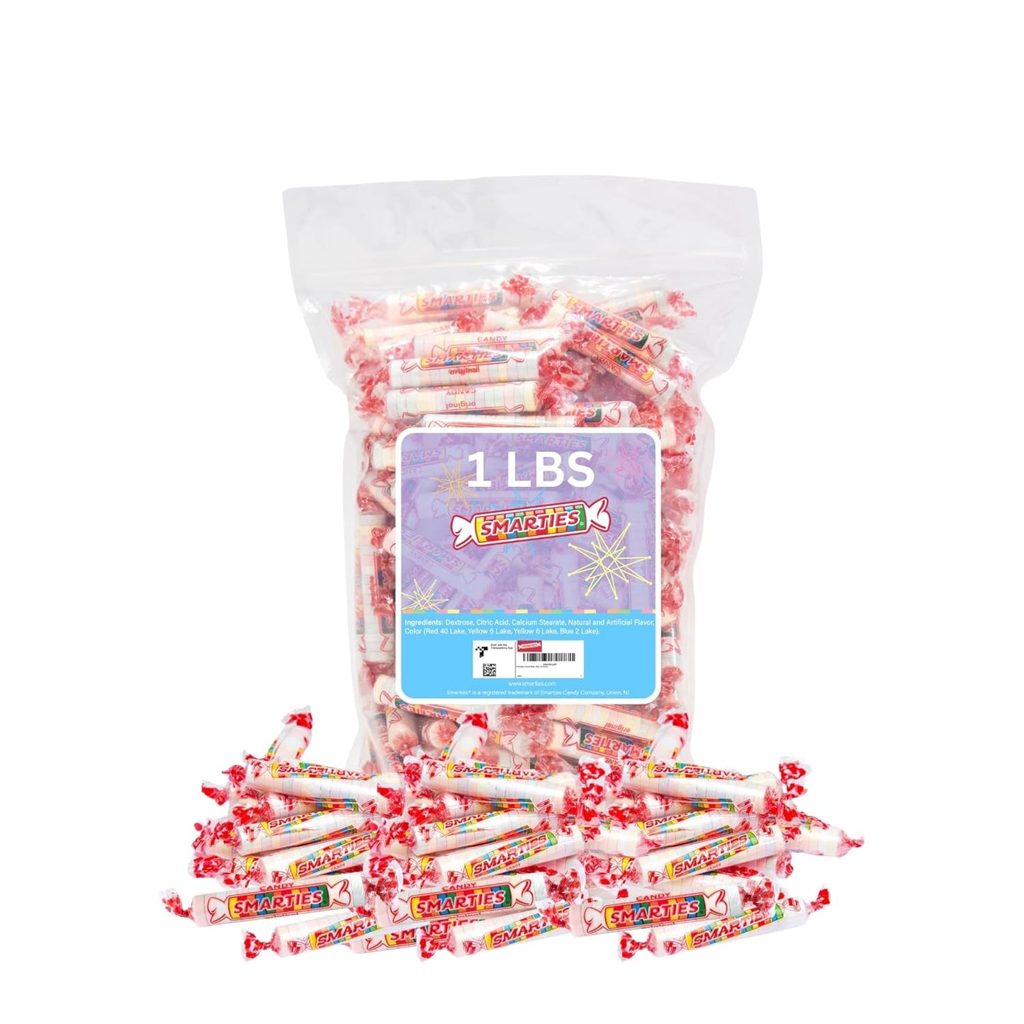 1-pound (16 oz) bulk bag containing multiple individually wrapped wafer rolls