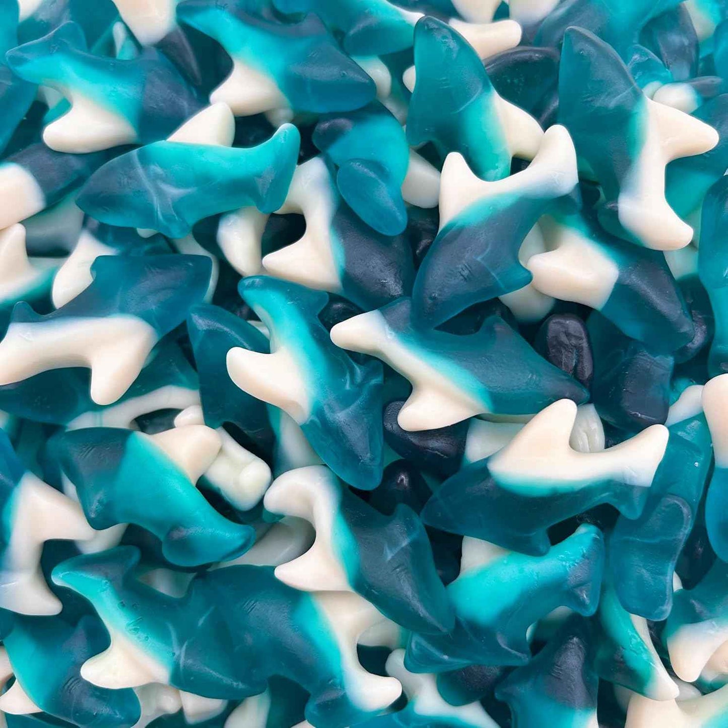 Blue Sharks Gummy Candy – Vibrant Blue Accent for Ocean-Themed Dessert Table Displays