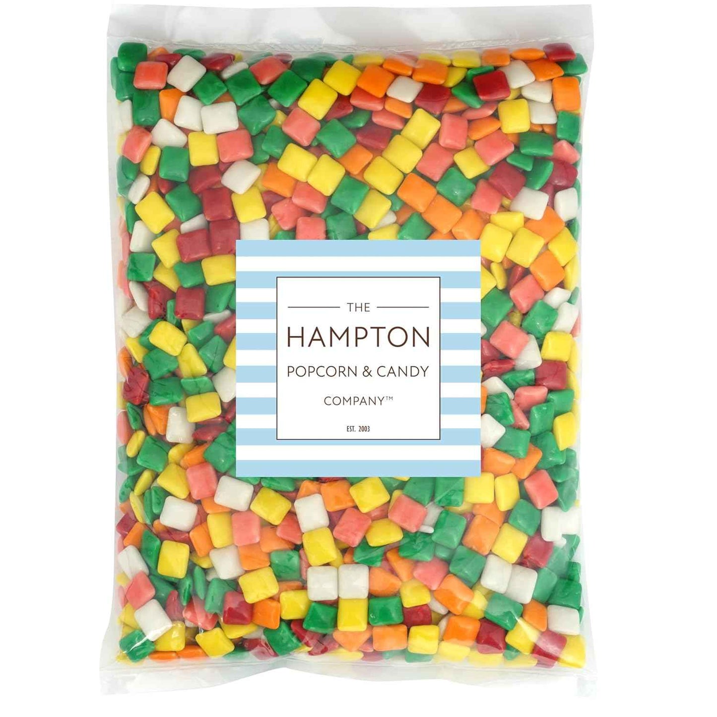 Hampton Popcorn & Candy Company Chiclets Chewing Gum - 1 Pound Assorted Gift Pack for Birthday Gift Baskets and Holiday Parties