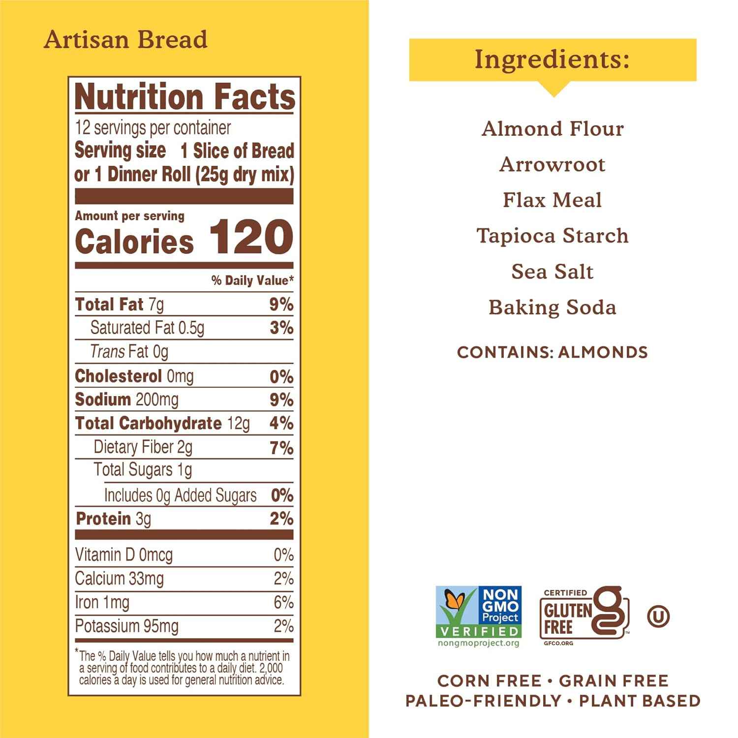 Simple Mills Almond Flour Baking Mix – Allergy Free Bread Mix for School Lunchbox and Birthday Cake