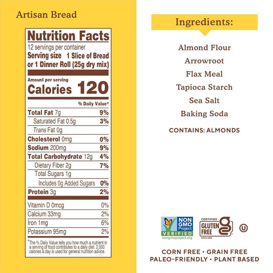 Simple Mills Almond Flour Baking Mix – Allergy Free Bread Mix for School Lunchbox and Birthday Cake