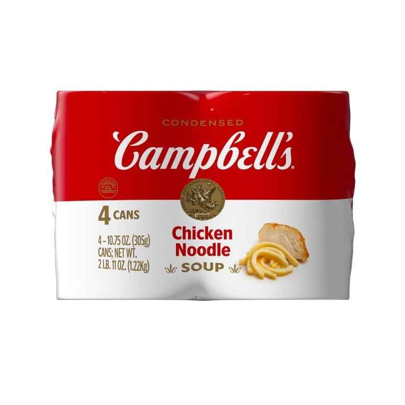 Campbell's Condensed Chicken Noodle Soup, 10.75 oz Can – Quick Study Break Fuel for College Dorm Fridges