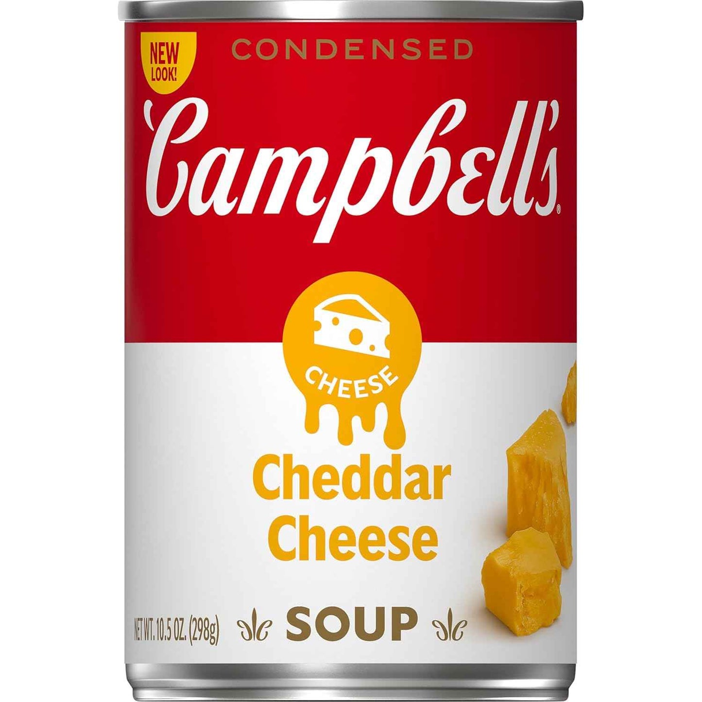 Campbell's Condensed Cheddar Cheese Soup – Vegetarian Weeknight Dinner Starter for Picky Eaters, 10.5 oz Can