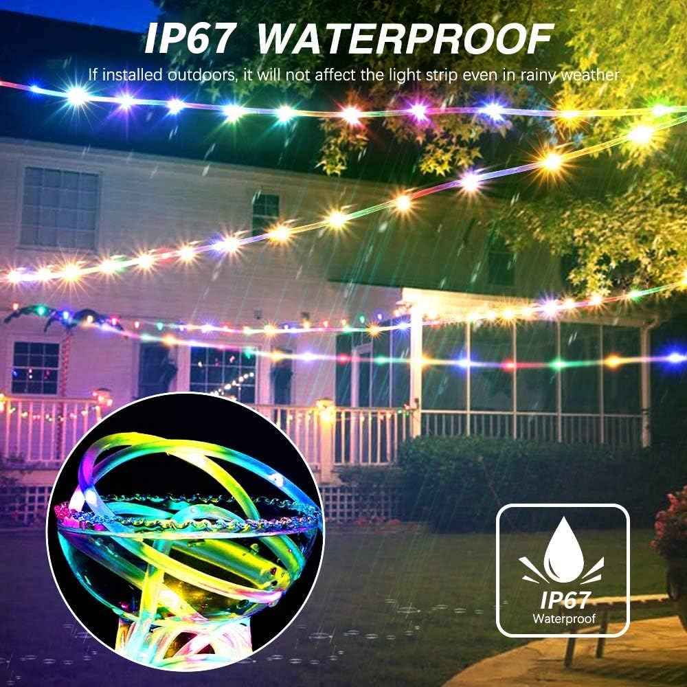 LumiGlow Battery Rope Lights – Portable 40ft String Lights for Patio, Camping & Backyard Gatherings