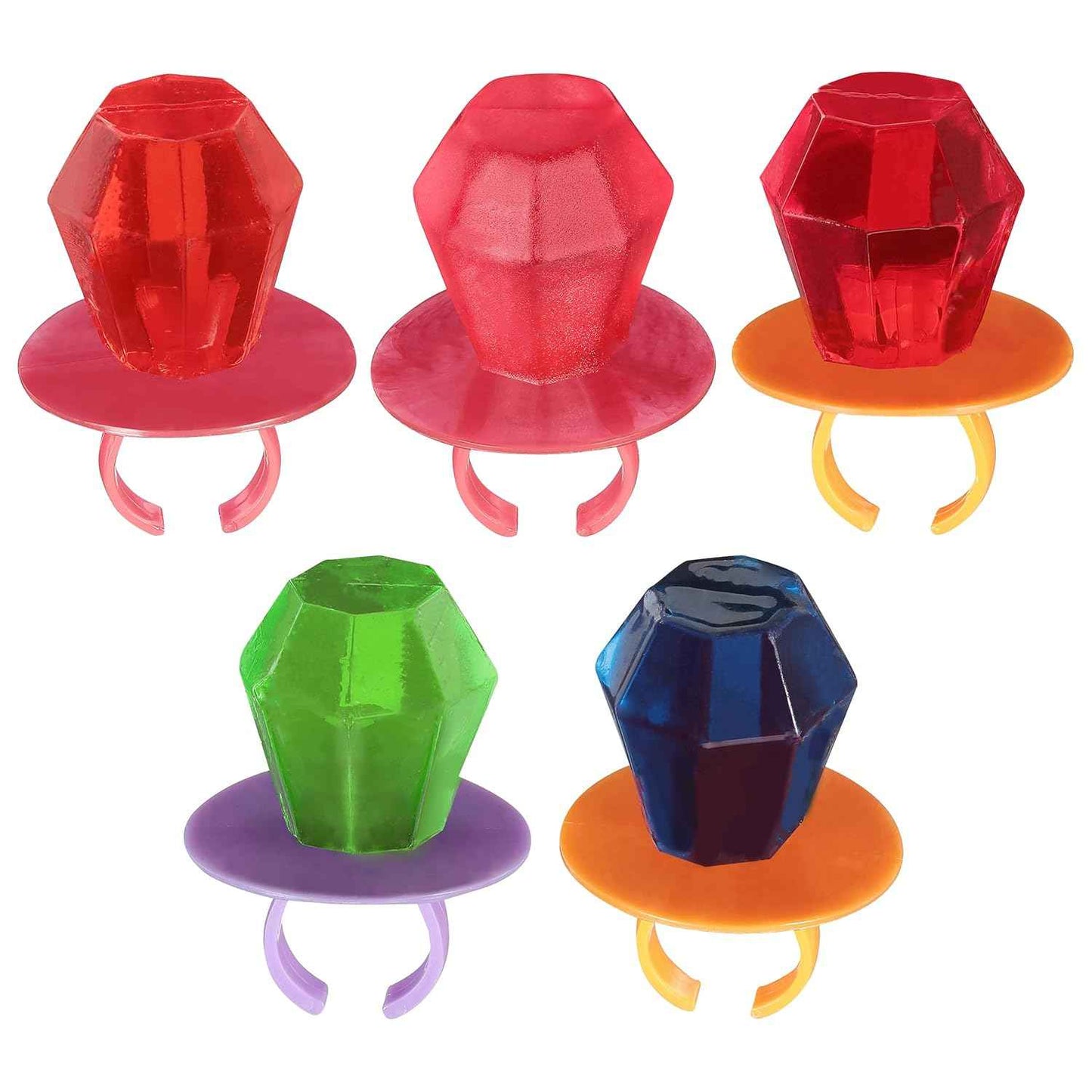 Ring Pop Individually Wrapped Care Package Candy for College Students & Nostalgic Adults – 10 Count Lollipop Variety Pack