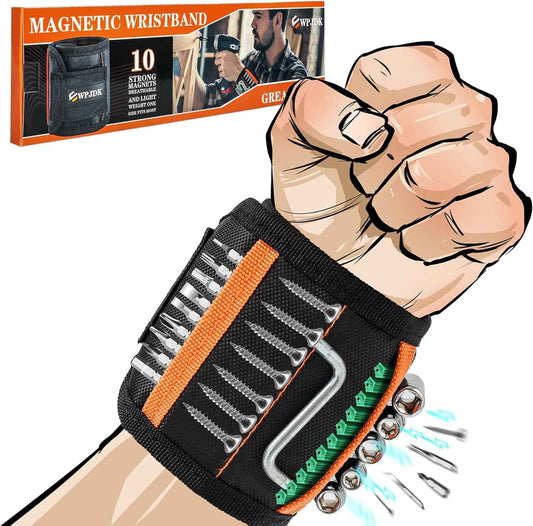 Magnetic Wristband – Practical Father's Day Gift for Dad, Holds Screws and Drill Bits While He Works