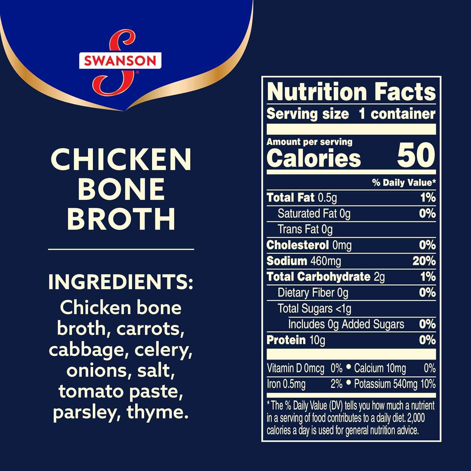 Swanson Sipping Chicken Bone Broth – Uncluttered Pantry Staple Cup, Clean-Ingredient Single-Serve Broth
