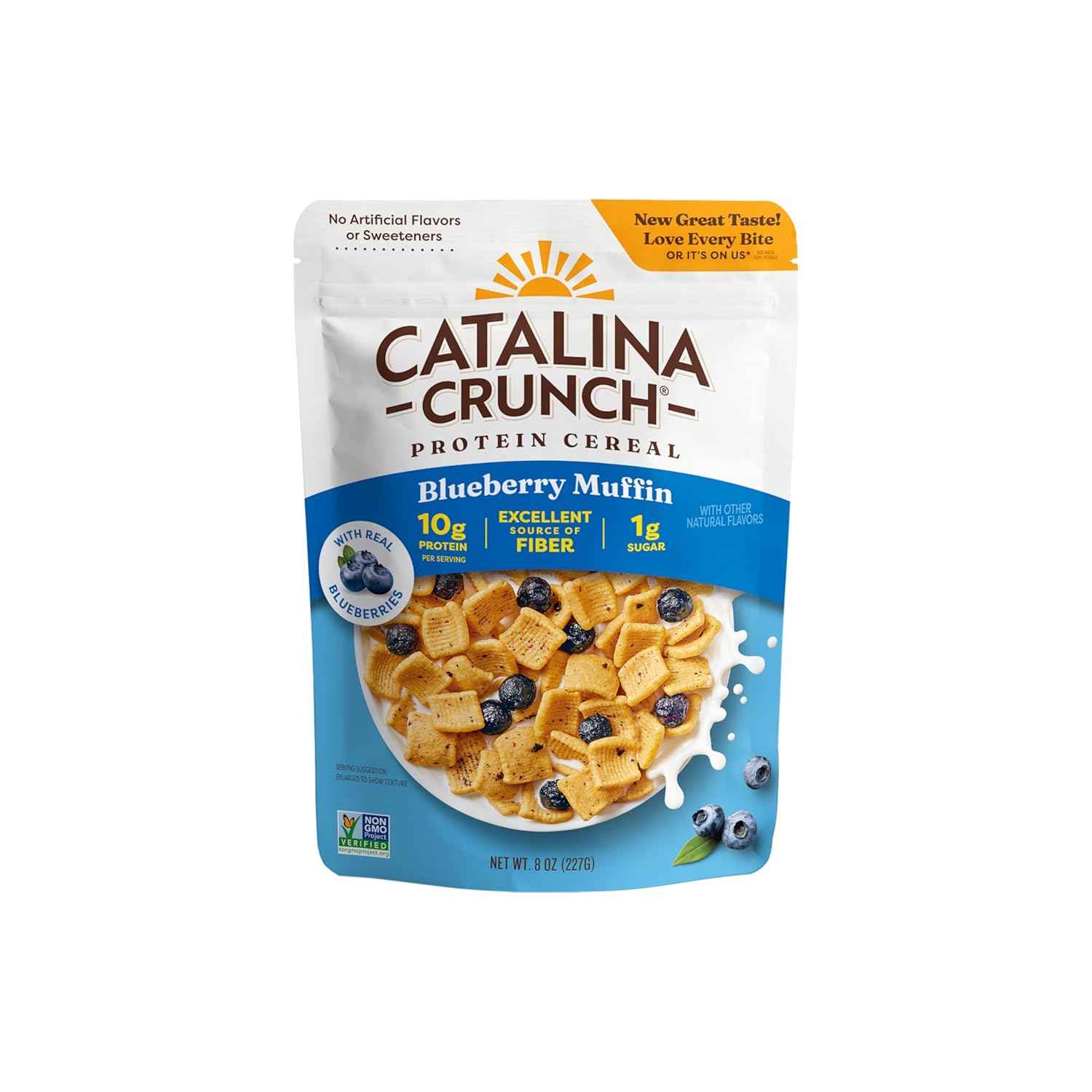 Catalina Crunch Protein Cereal – Desk-Friendly Low-Sugar Cereal for Focused Office Mornings, Blueberry Muffin