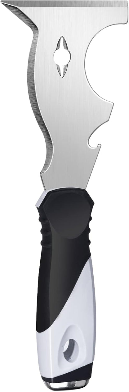 10-in-1 multifunctional putty knife and scraper design