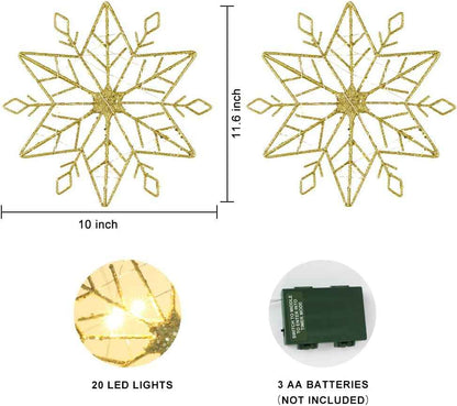 hogardeck Flameless LED Christmas Tree Topper – Safe Holiday Lighting Alternative to Candles for Homes with Kids and Pets