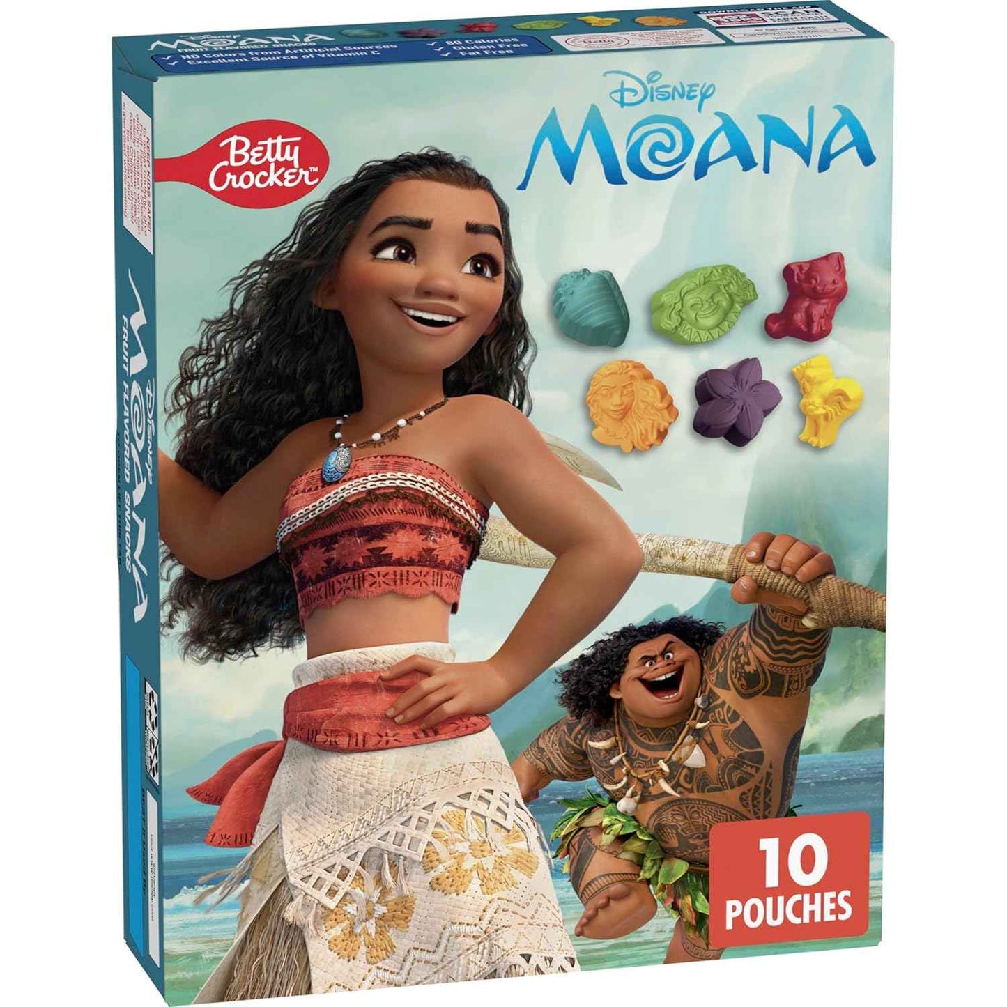 Disney Moana Gummy Snacks – Themed Disney Movie Night Treat Bag, 8 oz Box