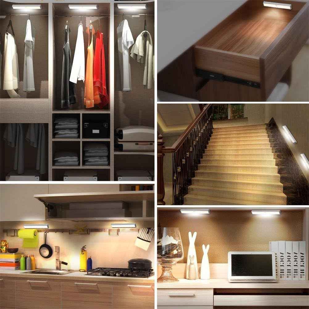 LucentGlow Motion Sensor Light – Modern LED Accent for Bedroom and Living Room Decor, Warm Aesthetic Under Cabinet Glow
