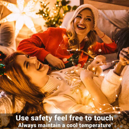 LumNest Battery Fairy Lights – Nursery Nightlight Glow, Safe Low Voltage 200 LED Set