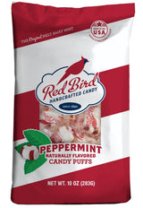 Red Bird Soft Peppermint Puffs – Simple Individually Wrapped Mints for Clean Countertops and Pantry Storage