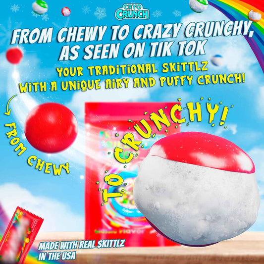 Primary Colors Candy Freeze Dried Candy 10oz Pantry-Stable Sweets - Work-From-Home Mindful Crunch Snack for Stressful Afternoons