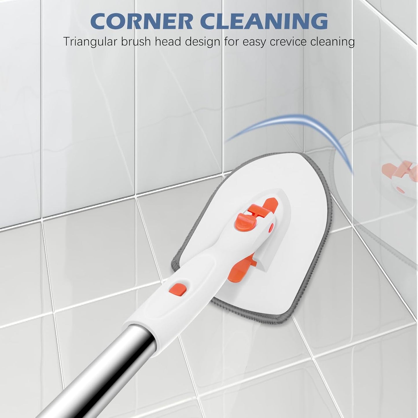 10-sku variant line covering 3 colors (orange, gray, white) and 4 bundle configurations (2 pads, 4 pads, 2 pads+brush, 2 pads+squeegee)