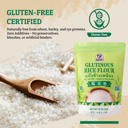 52USA Glutinous Rice Flour – Pretty Pantry Flour for Styled Open Shelving Kitchens