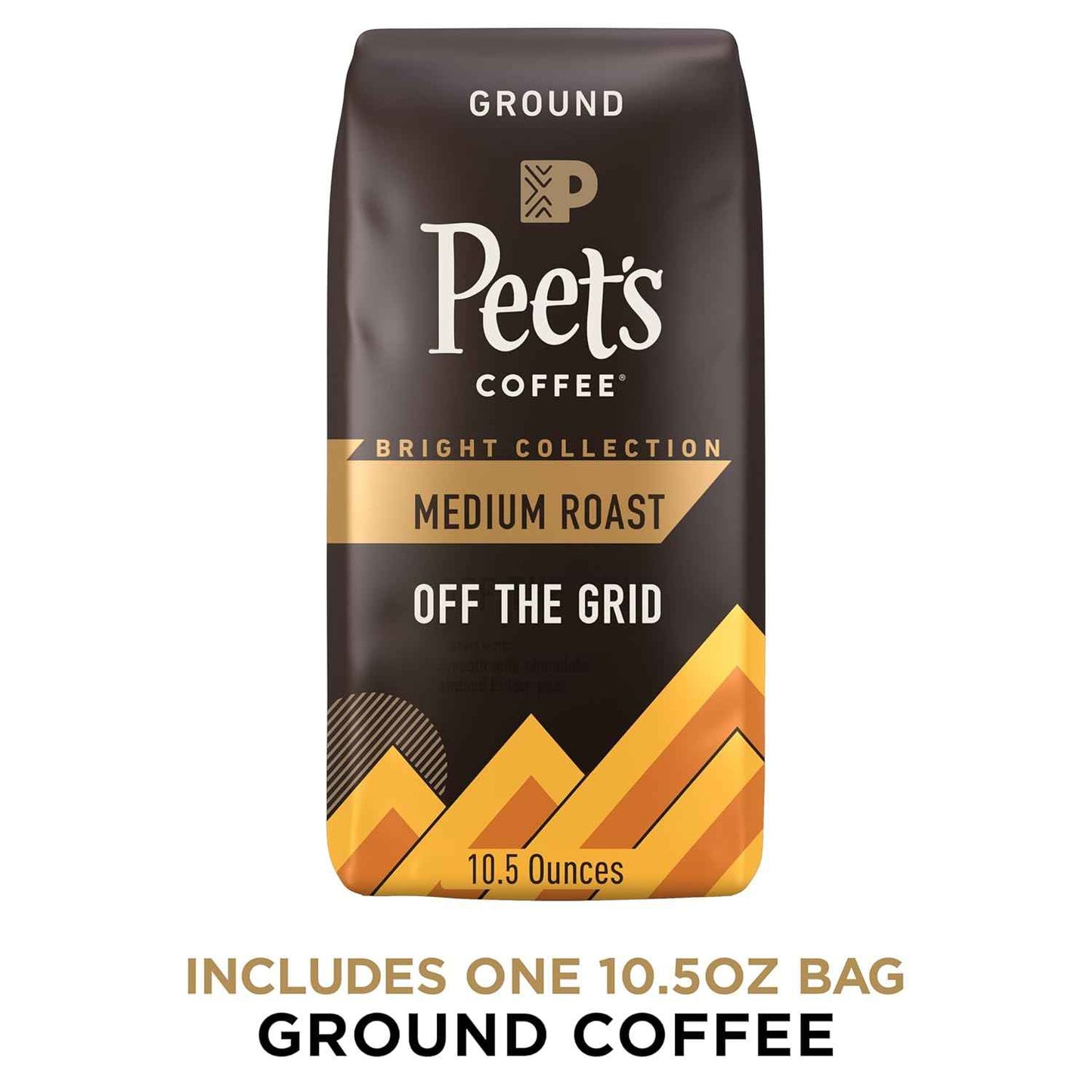 Peet's Coffee Off the Grid Medium Roast Ground Coffee – Premium Housewarming Gift for Coffee Lovers