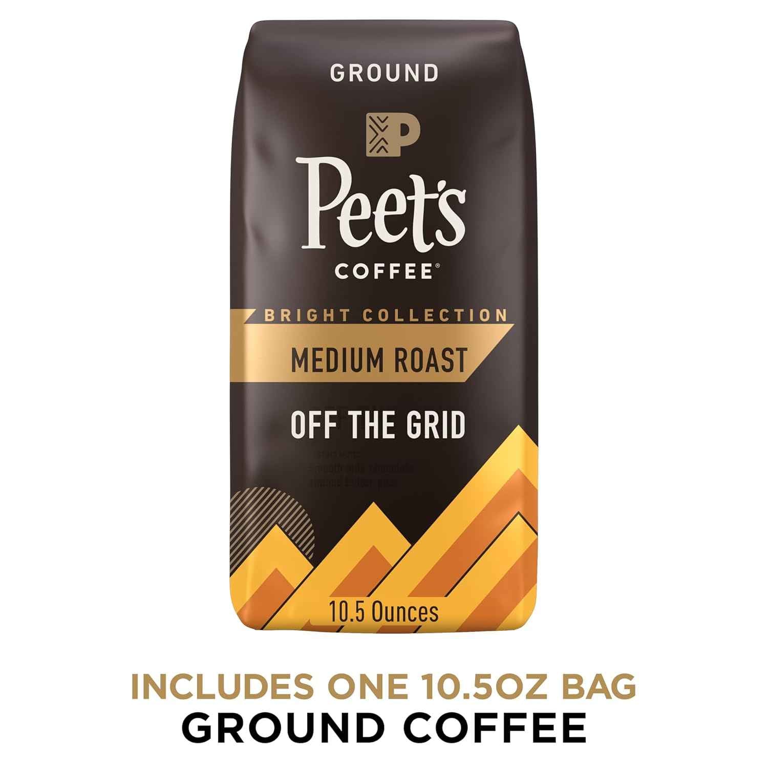 Peet's Coffee Off the Grid Medium Roast Ground Coffee – Premium Housewarming Gift for Coffee Lovers