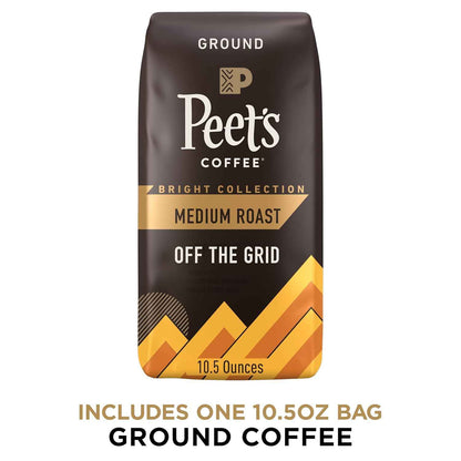 Peet's Coffee Off the Grid Medium Roast Ground Coffee – Premium Housewarming Gift for Coffee Lovers