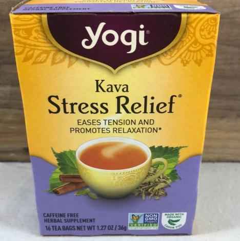 Yogi Tea Kava Stress Relief – Housewarming Gift, Caffeine-Free Evening Tea for Cozy New Homes
