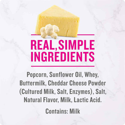 Angie's BOOMCHICKAPOP Caramel & Cheddar Popcorn Mix – Single-Serve Road Trip Snack for the Cup Holder