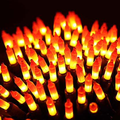 Brizled Candy Corn String Lights – Flameless Alternative to Candles, UL Certified Indoor and Outdoor Use
