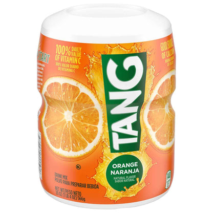 Tang Powdered Orange Drink Mix 20 oz Canister – Quick Office Beverage for Break Room and Focus Sessions