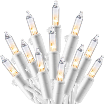 JOIEDOMI 100-Bulb String Lights – UL588 Certified Safe Nursery and Kids Bedroom Decor, 21.4FT No-Flame Mini Lighting