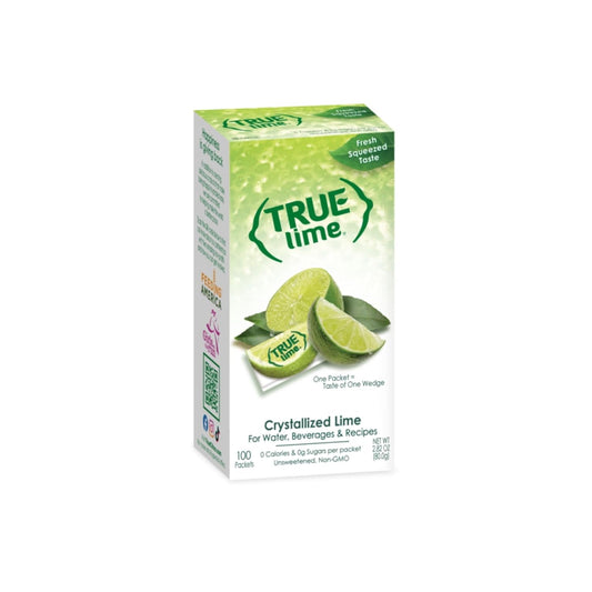 100 individually sealed 0.8-gram crystallized lime packets