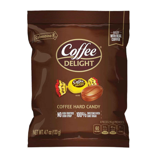 Colombina Coffee Delight Hard Candy – Travel Bag and Road Trip Stash for Coffee Flavor on the Go, 100 Count