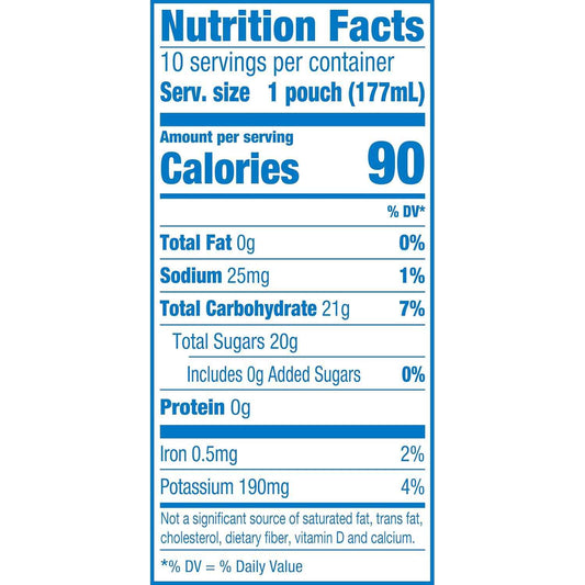 Capri Sun Fruit Punch Juice Pouches – Clean-Ingredient Drink Swap for Sodas and Juice Cocktails
