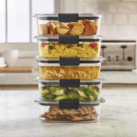 Rubbermaid Brilliance Tritan Snack Containers – Kid-Friendly Storage for Lunchboxes and Backpacks