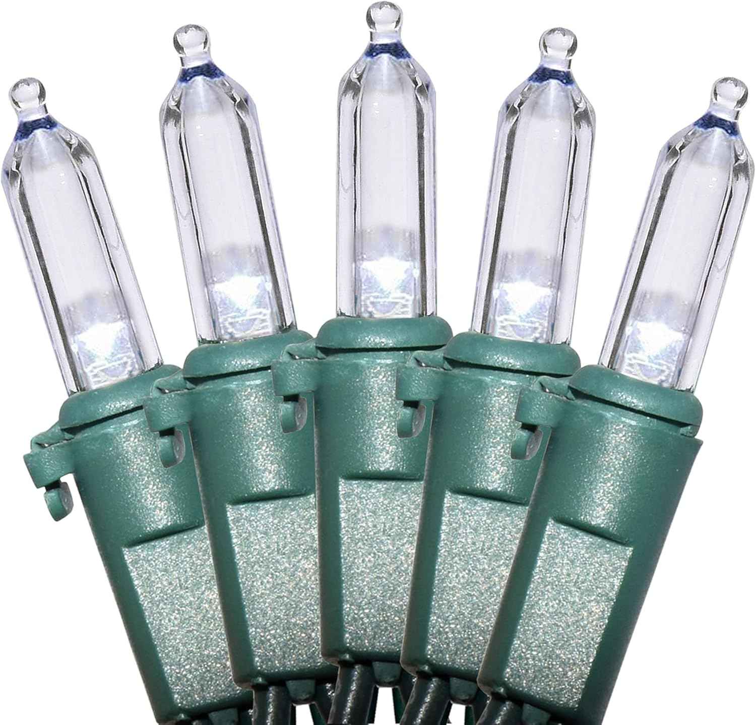 Holiday Essence Waterproof LED String Lights for Patio and Pergola Ambiance, 26.9 Ft Cool White Outdoor Strand