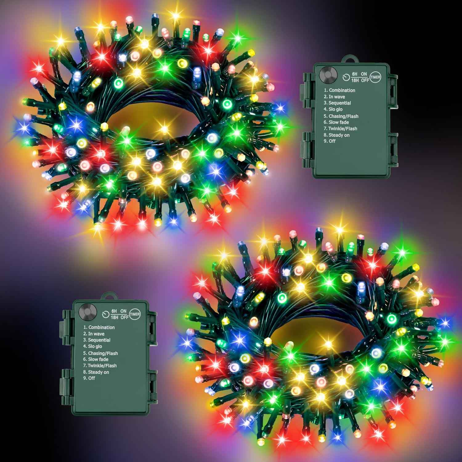 Lumabelle Minimalist String Lights – Clean Warm White Glow for Intentional Spaces, 2-Pack