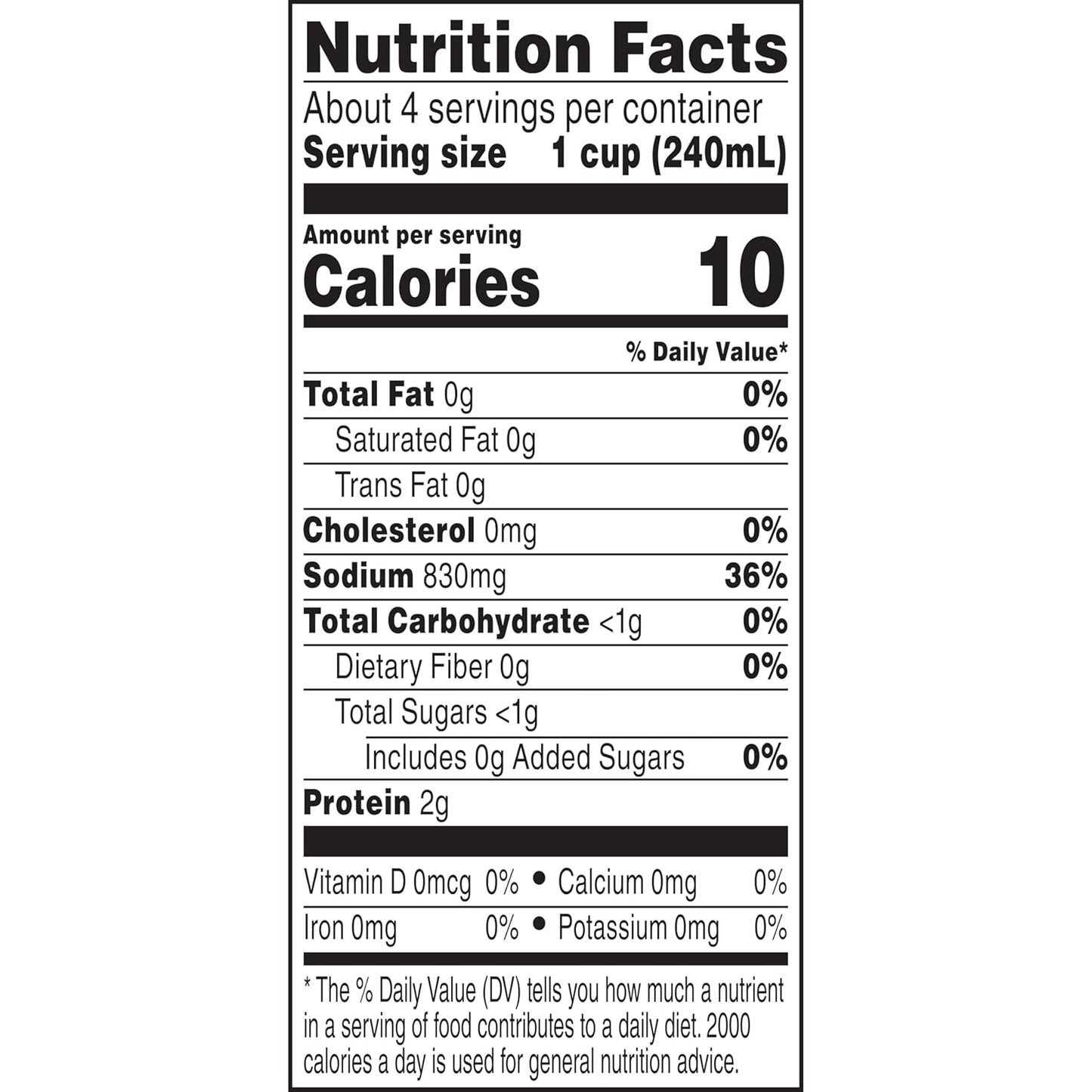 100% natural formulation with no artificial additives