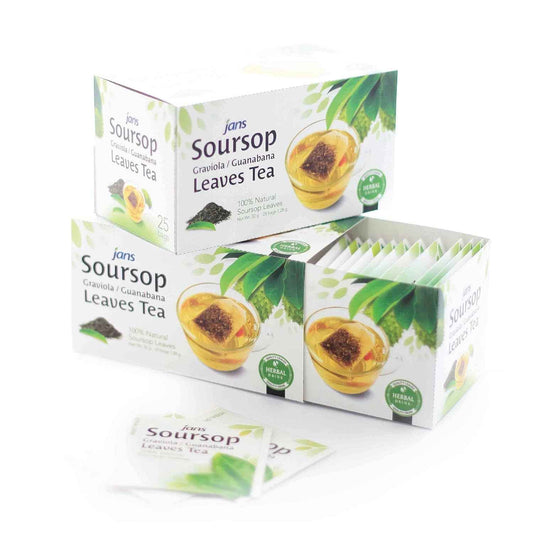 Jans Soursop Leaf Tea Bags – Thoughtful Wellness Gift for Mom on Birthday and Mother's Day