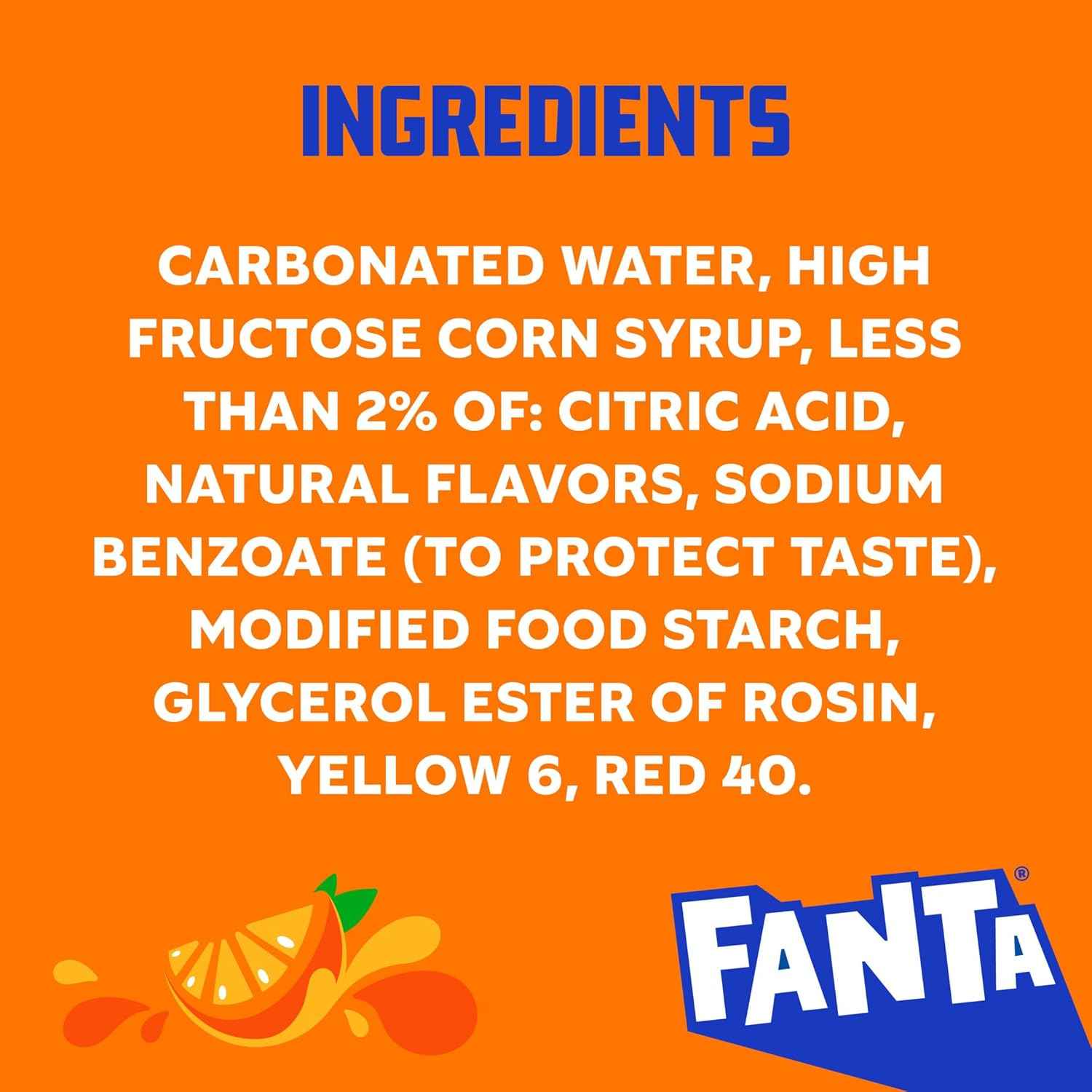 Fanta Orange Soda – Camping and Park Drink, Travel-Friendly 6 Pack of 16.9 fl oz Bottles