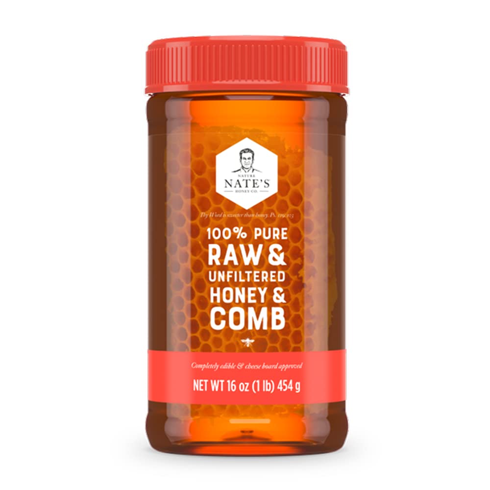 100% pure raw and unfiltered honey with retained natural pollen count