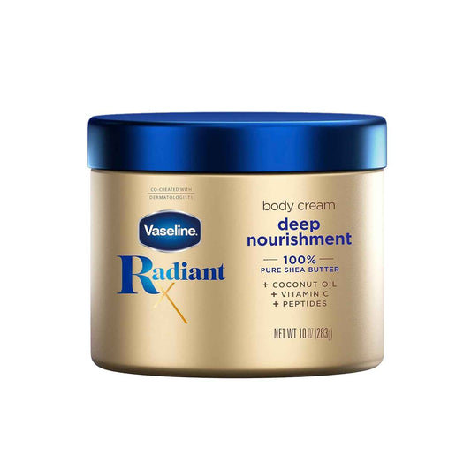 Vaseline Radiant X Deep Nourishment Body Cream – Thoughtful Birthday Gift for Women Who Love Self-Care and Soft Skin