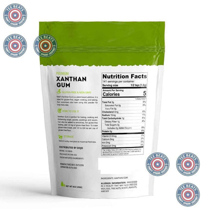 Kate Naturals Xanthan Gum for Baking, Ice Cream & Thickener – Calming DIY Bath Ritual Powder for Self-Care Night