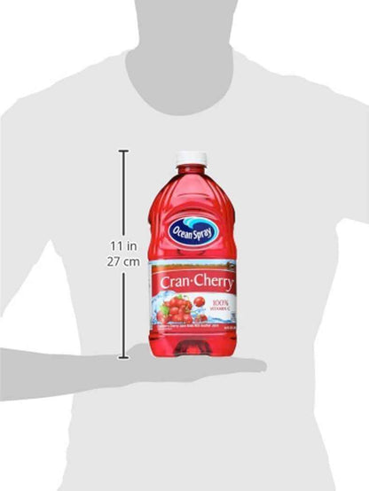 Ocean Spray¨ Cran-Cherry¨ Cranberry Cherry Juice Drink, 64 Fl Oz Bottle, Flavor Variety Host Gift for Holidays and Dinner Parties