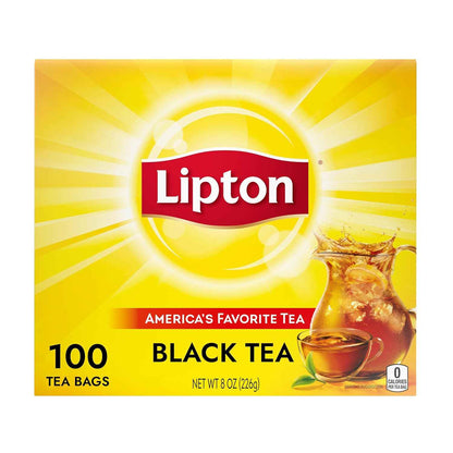 Lipton Black Tea Bags – Daily Calm for Mindful Mornings, Caffeine for a Grounded Wake-Up Ritual