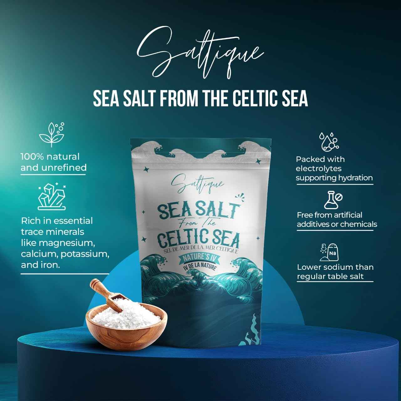 Celtic Sea Salt Fine Ground – Premium Housewarming Gift for the Health-Minded Foodie