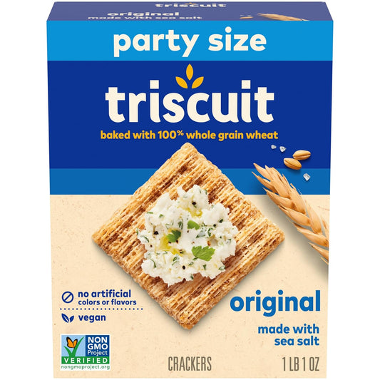 100% whole grain wheat baked cracker base