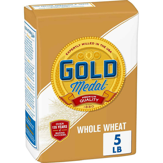 Gold Medal Premium Whole Wheat Flour 2-Pack – Thoughtful Baking Gift for the Home Baker in Your Life