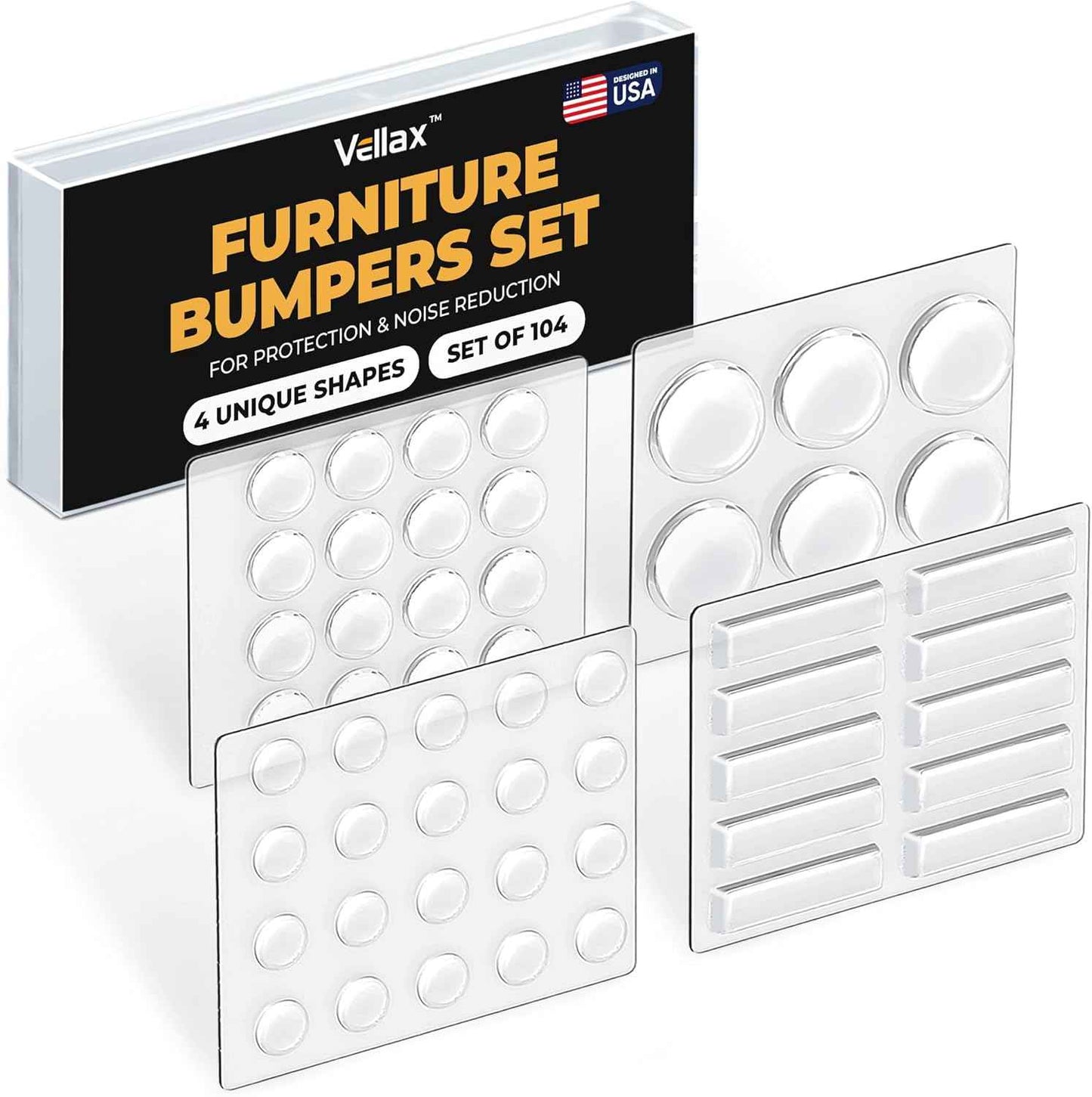 CLEARGRIP Clear Furniture Bumpers – Uncluttered Cabinet Solution for Intentional Homes and Neutral Interiors