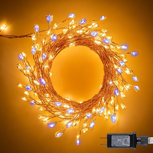 10ft copper wire strand with 200 densely clustered leds