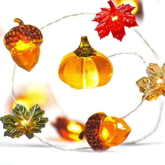 BOHON Cool Touch Fall String Lights – Nursery Shelf & Kids Playroom Autumn Garland, Safe Battery Powered Pumpkin Accent