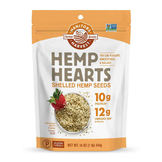 Manitoba Harvest Hemp Hearts – Clean-Label Pantry Essential for Simplified Nutrition, One-Ingredient Smoothies & Clutter-Free Meal Prep
